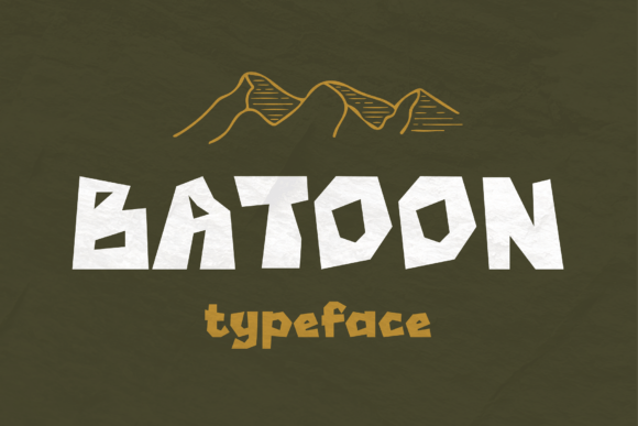 Batoon Font: A Rugged Typeface for Bold Digital Branding