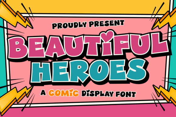 Beautiful Heroes Font: A Bold Display Typeface for Digital Design