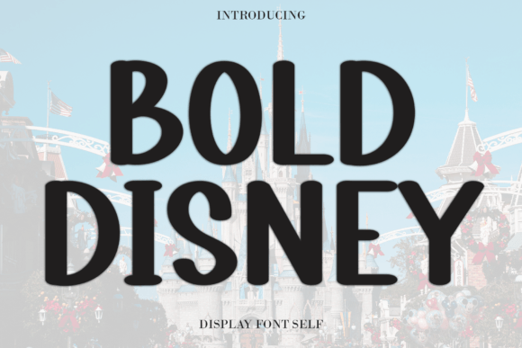 Bold Disney Font Brings Joy to Editorial Design