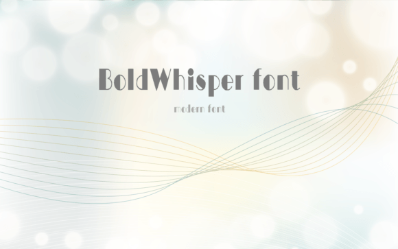 Bold Whisper: A Typeface That Commands Attention with Elegance