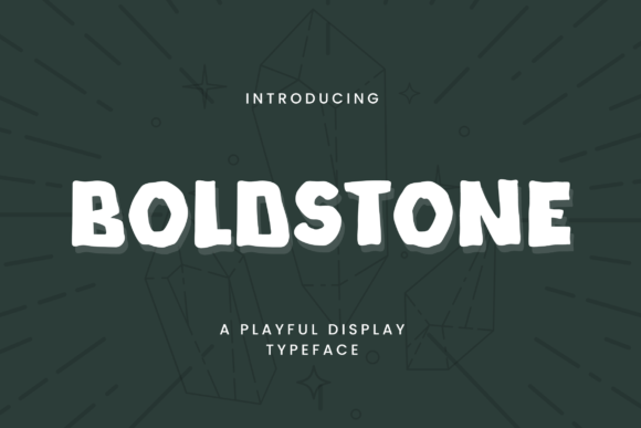Boldstone: A Playful Display Typeface for Creative Branding