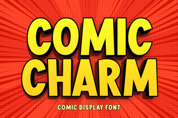 Comic Charm: A Display Font with Superhero Flair