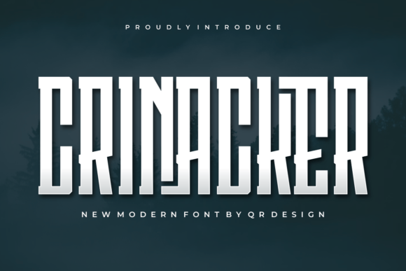 Crinacker Font: A Bold Slab Serif for Creative Makers