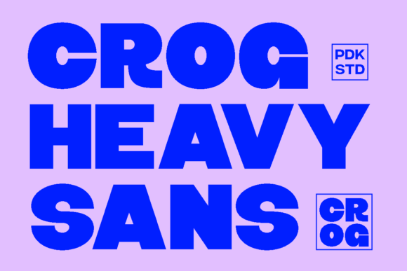 Crog Font: A Bold Typeface for Digital Design Projects
