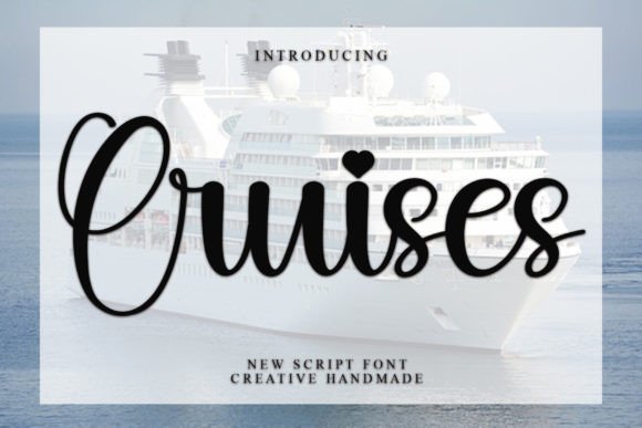Cruises Font: A Bold Handwritten Typeface for Digital Design