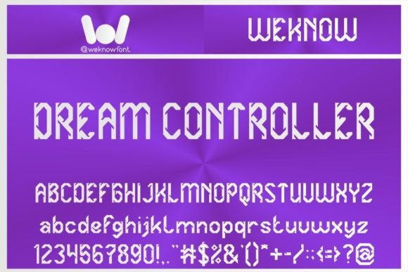 Dream Controller: A Modern Typeface for Editorial Design