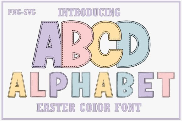 Easter Color: A Vibrant Typeface for Creative Makers