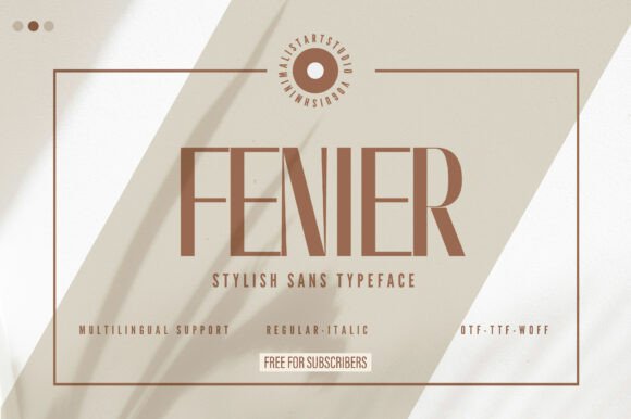 Fenier Font: A Modern Choice for Strong Branding