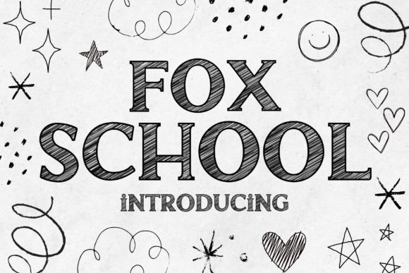 Fox School: A Slab Serif Font for Editorial Design with Heart