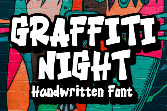 Graffiti Night: A Bold Display Font for Creative Projects