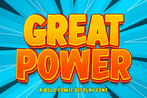 Great Power Font: A Bold Typeface for Digital Design