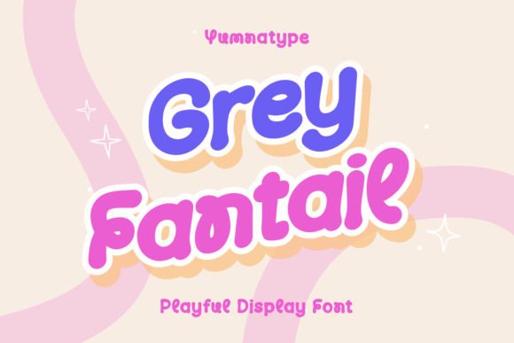 Grey Fantail: A Bold Display Typeface for Creative Projects