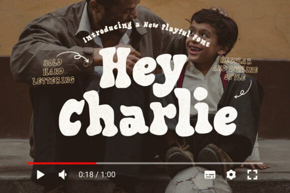 Hey Charlie Font Review: A Bold Serif for Campaign Design