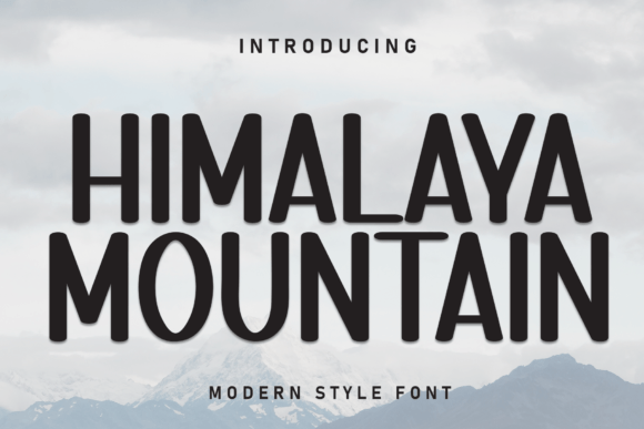 Himalaya Mountain Font: A Bold Choice for Creative Branding