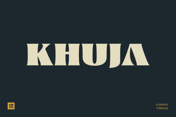 Khuja Font: A Creative Display Typeface for Makers and Designers