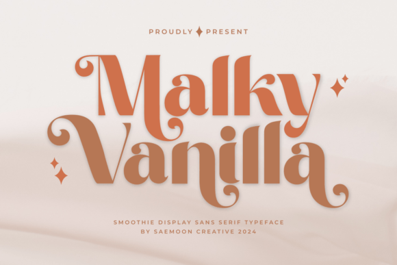 Malky Vanilla: A Playful Display Font for Creative Projects