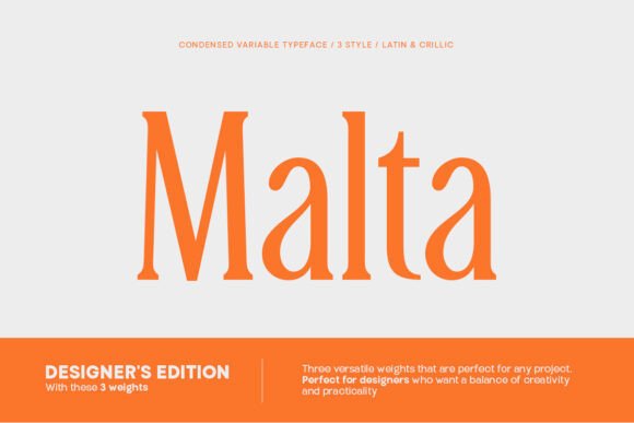Malta Font – A Typeface for Every Creative Project
