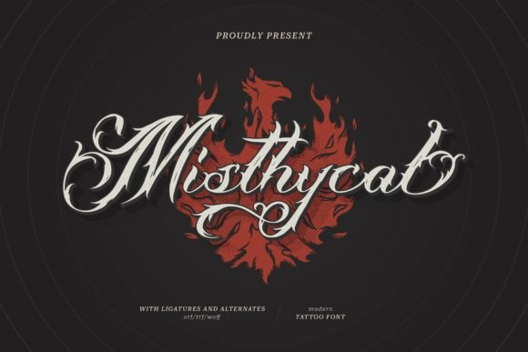 Misthycal: A Bold Blackletter Font for Strong Brand Typography
