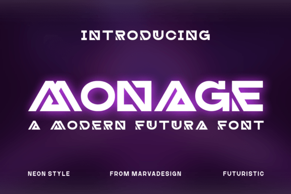 Monage: A Decorative Typeface That Elevates Brand Identity