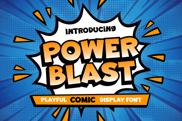 Power Blast Font: A Playful Typeface for Creative Makers