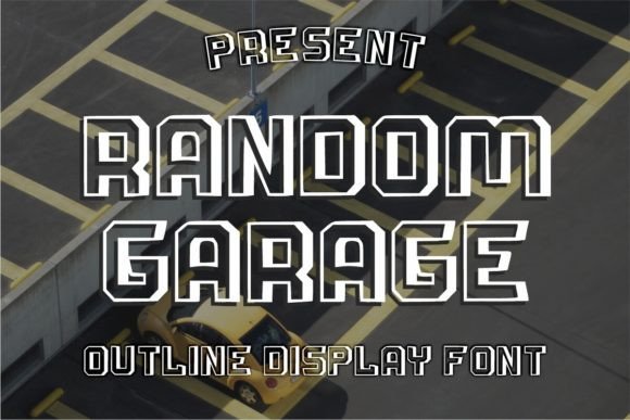 Random Garage Font: A Bold Display Typeface for Digital Design