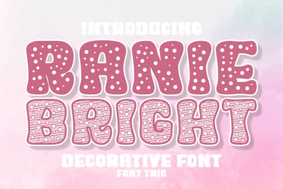 Ranie Bright Font Review: A Bold, Decorative Typeface for Creative Projects