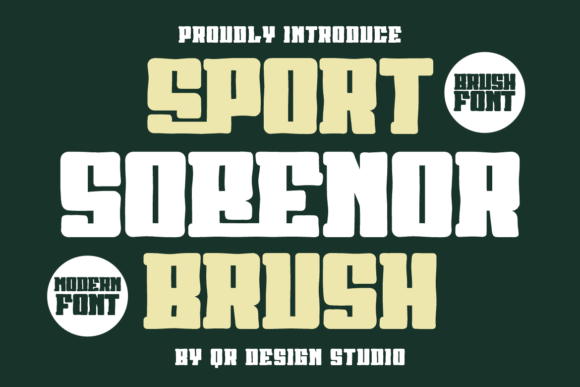 Sport Sobenor Brush: A Dynamic Script Font for Modern Design