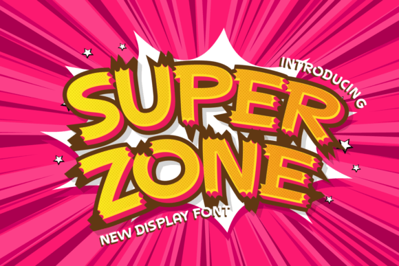 Super Zone Typeface: A Playful Font for Bold Branding Projects