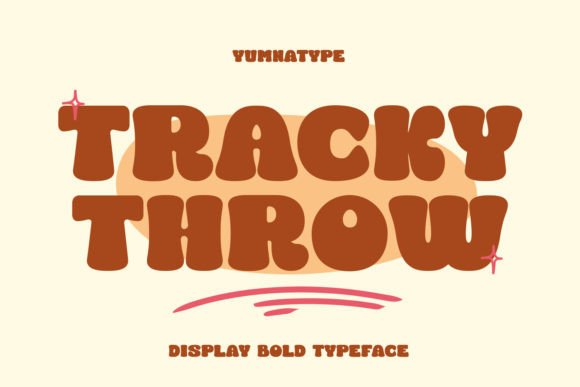 Tracky Throw Font Review: A Bold Display Typeface for Branding