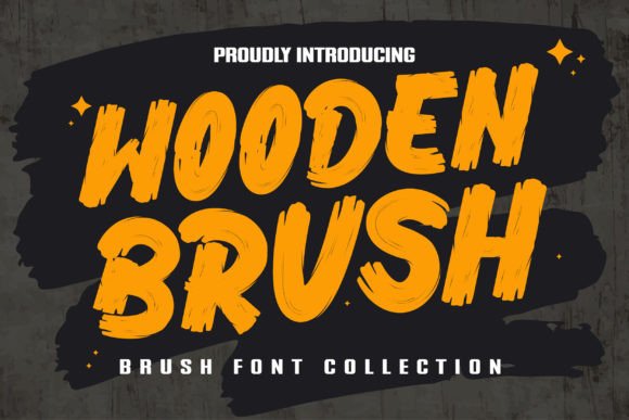 Wooden Brush Font: A Bold Choice for Modern Web Typography