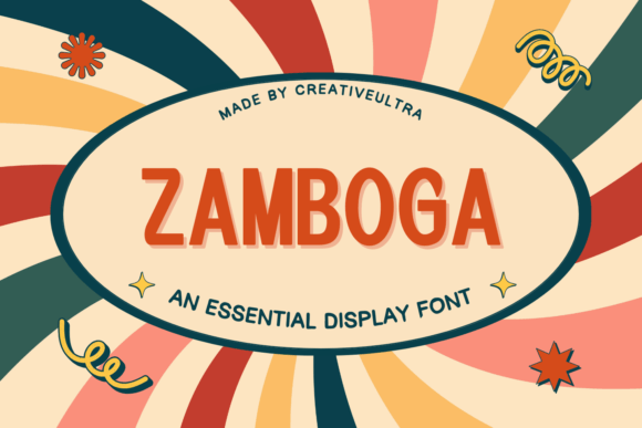 Zamboga Display Font: A Bold Choice for Polished Branding